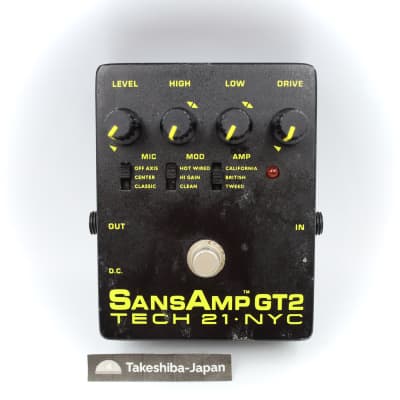 美品 1999年購入 TECH21 ( テック21 ) Sansamp GT2 Amazon.com: Tech 21 GT2 SansAmp GT2 : Musical Instruments