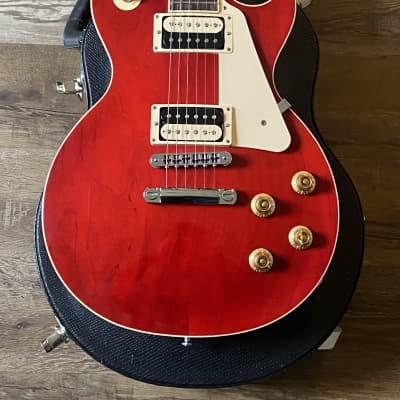 2011 Gibson Les Paul Traditional Pro Trans Red image 1