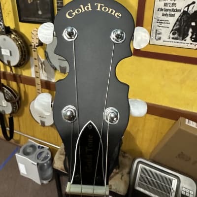 Gold Tone CC-50 Cripple Creek Openback 5-String Banjo - Left Handed w/ Gig Bag image 3