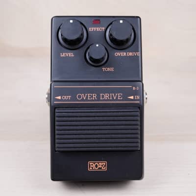 ROZZ OD-R3 Overdrive Pedal Black Made in Japan MIJ | Reverb