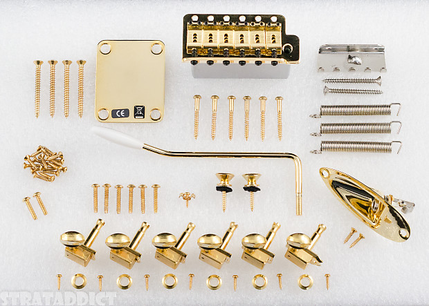 Stratocaster gold hardware on sale kit