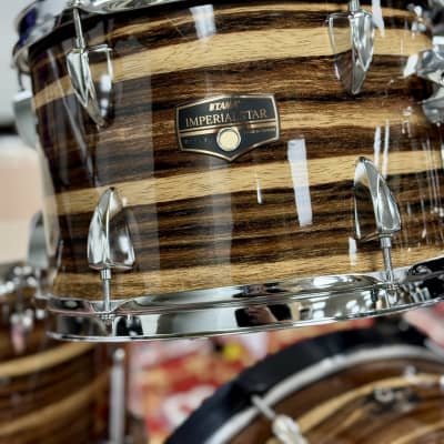 TAMA IE50CCTW IMPERIALSTAR COMPLETE KIT 20B-10-12-14F-14S - COFFEE TEAK WRAP image 3