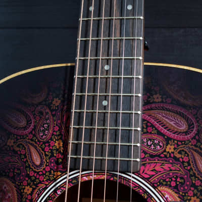 Taylor GS Mini-E Special Edition Cosmic Blush Paisley Acoustic-Electric Guitar (demo) image 20