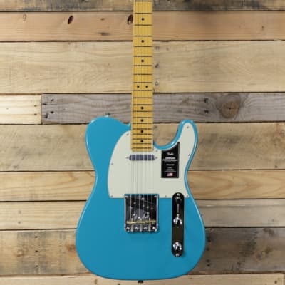 Fender  American Professional II Telecaster Electric Guitar Miami Blue w/ Case image 4