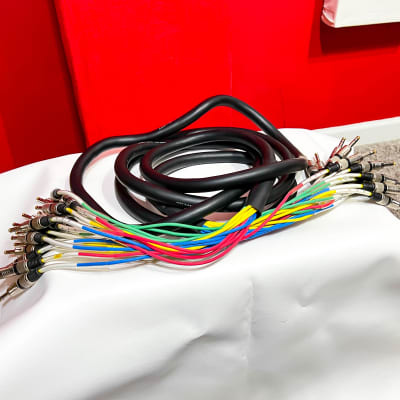 Seismic Audio 2 TRS 1/4" Snake Cables Patch Bay - 12, 8, Channels (LOT Deal) image 5