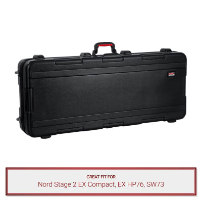 Gator Keyboard Case fits Nord Stage 2 EX Compact, EX HP76, SW73