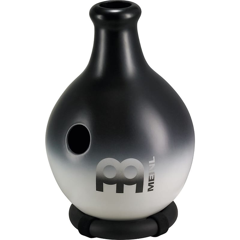 Meinl Fiberglass Liquid Ibo Drum - Black & White image 1