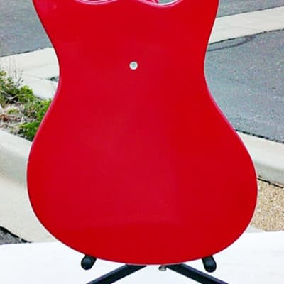 Vintage USA 1967 Mosrite Smith Guitar Mel-O-Bar Electric Slide Guitar Serial #128 - Rare Red Finish image 2