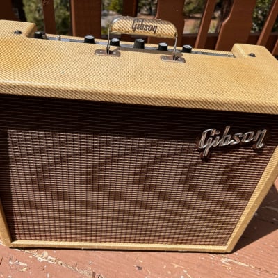 1960 Vintage Tweed Gibson Falcon, GA19-RVT. Collector Condition for sale