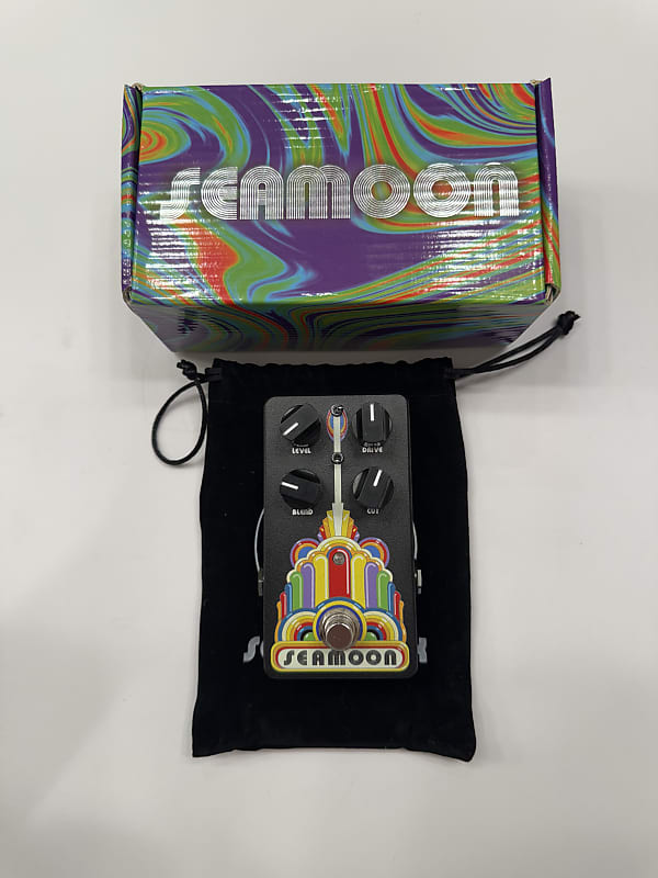 Seamoon FX Grind Machine Bass Overdrive Distortion Guitar Effect Pedal + Box image 1