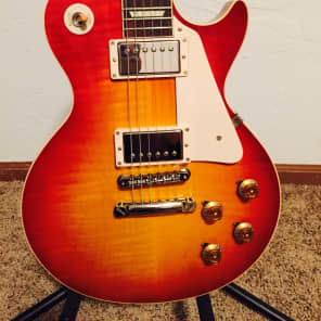 Gibson Custom Shop '60 Les Paul Flametop 2013 cherry image 3