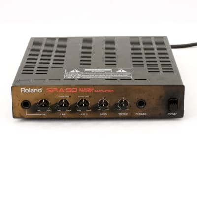 Roland SRA-50 Stereo Power Amplifier | Reverb