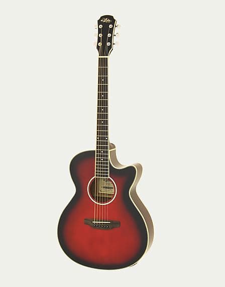 ARIA FET-01STD SR Elecord Electro-Acoustic Guitar Red Shade