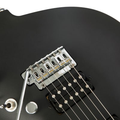 KOLOSS GT45PWH Aluminum Body Roasted Maple Neck Electric Guitar + Bag - White Satin image 12