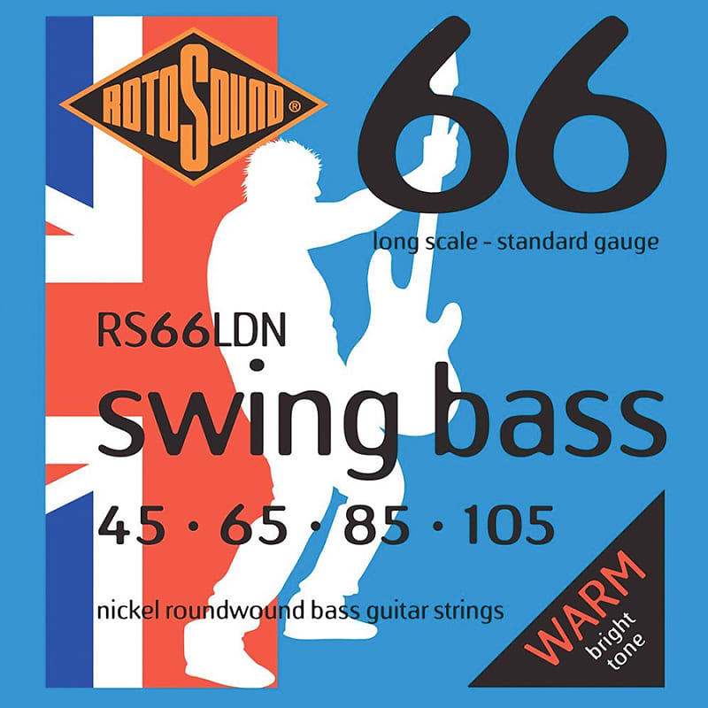 Rotosound RS66LDN Nickel Bass Guitar Strings 45-105 image 1