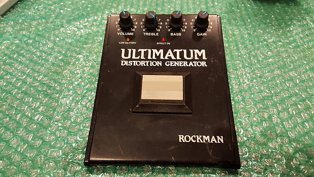 Rockman Ultimatum Distortion Generator (UDG Foot Pedal)