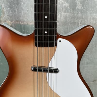 Mint Danelectro 59DC Long Scale Bass - Copper Burst image 4