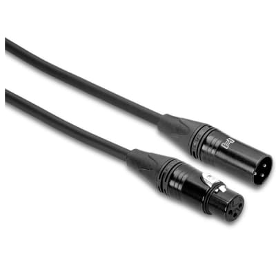 Hosa CMK-025AU Edge Microphone Cable Neutrik XLR3F to XLR3M (25 Feet) image 2