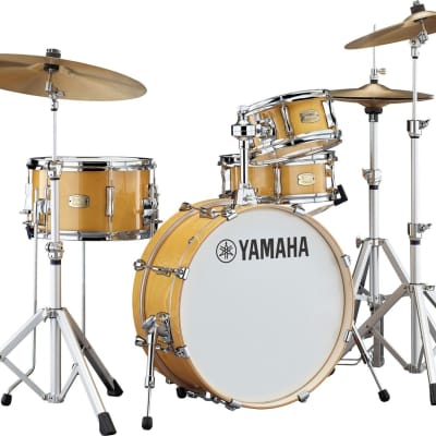 Yamaha Stage Custom Hip 4-Piece Drum Shell Pack, Natural image 1