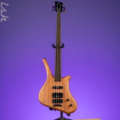 Ish x Warwick Dolphin SN TCS Custom Shop Endangered Species 4-String Bass Wenge Fretboard image 2