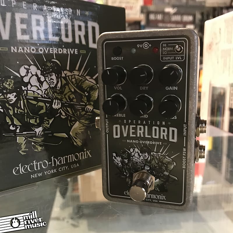 Electro-Harmonix Operation Overlord Nano Overdrive w/Box Used