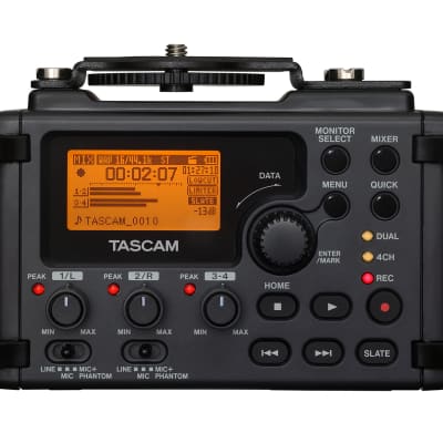 Tascam DR-60DMKII 4-Track Recorder/Mixer for DSLR Filmmakers Production Audio image 2