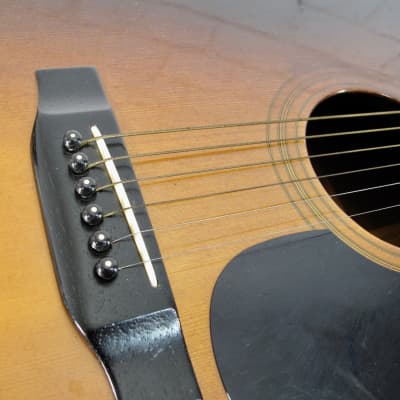 Sigma DM-4 S by C.F. Martin Acoustic Sunburst Guitar Korea w/hard case image 6
