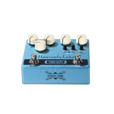 New Tone City Heavenly Lake Delay & Reverb Guitar Effects Pedal image 3