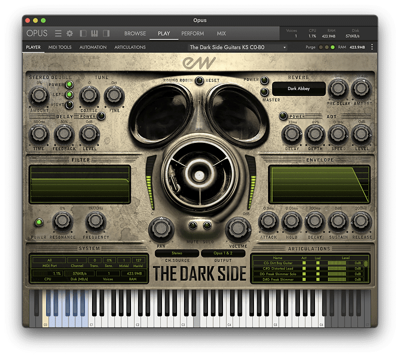 New EastWest THE DARK SIDE Software Mac/PC Reverb