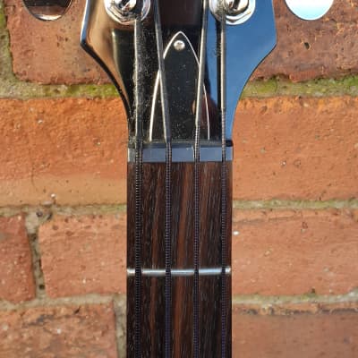 Italia Mondial Classic 22 Fret Bass Guitar - Black Gloss image 11