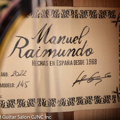 Raimundo Flamenco  Guitar  Model 145 Negra !!! image 22