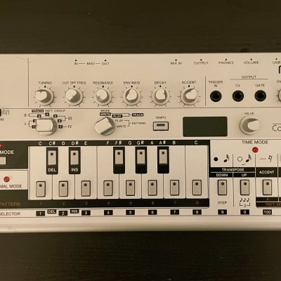 Roland TB-03 Boutique Series Synthesizer Module Bass Line Synthesizer 2016 - Present - Silver