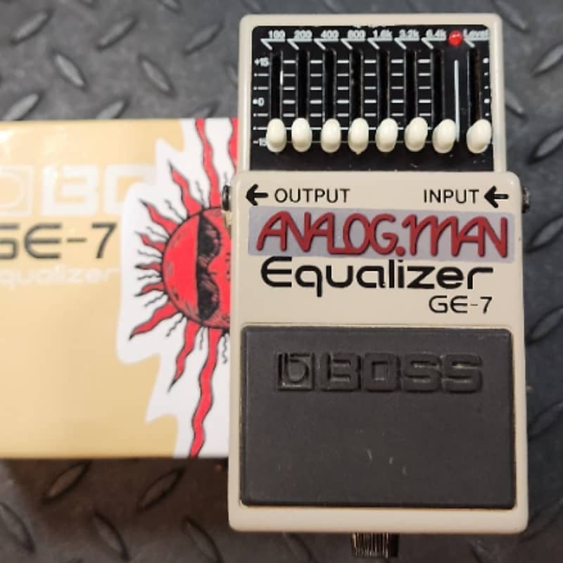 Analogman Boss GE7 Graphic Equalizer Pro Mod EQ Taiwan Reverb