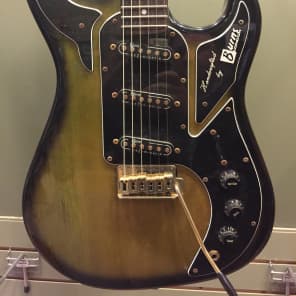 ギター Burns Club Series Marquee Green Burst Lot 271 - BURNS CLUB SERIES MARQUEE ELECTRIC GUITAR,
