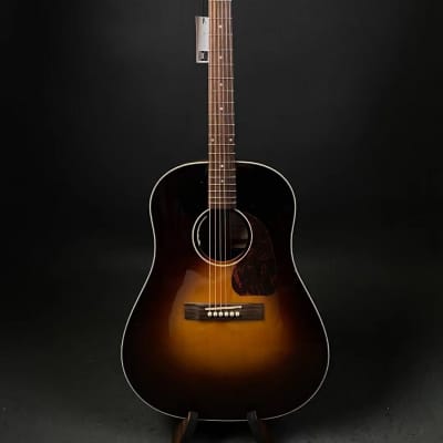 Enya T05J acoustic electric guitar Vintage Sunburst with dual mode pickup and deluxe hardcase for sale