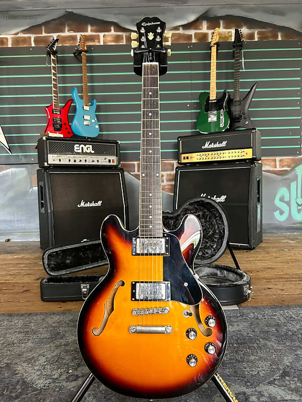 Epiphone ES-339 Pro Vintage Sunburst 2014 Semi-Hollow Electric Guitar |  Reverb Denmark