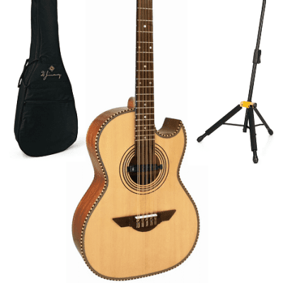 H. Jimenez Bajo Quinto El Estandar Acoustic/Electric LBQ1E +Pickup & Free Gig Bag & Guitar Stand for sale