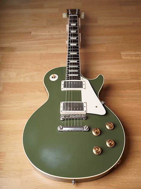 Gibson les paul olive drab hot sale