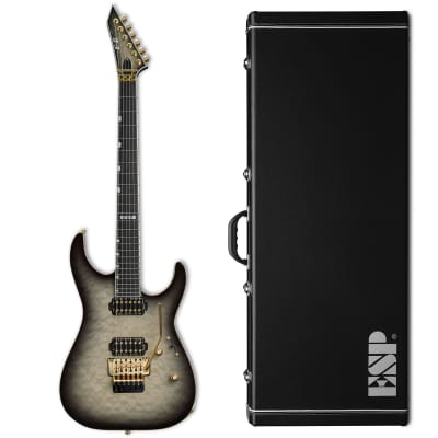 ESP E-II M-II QM Electric Guitar Black Natural Burst + Hard Case B-STOCK image 1
