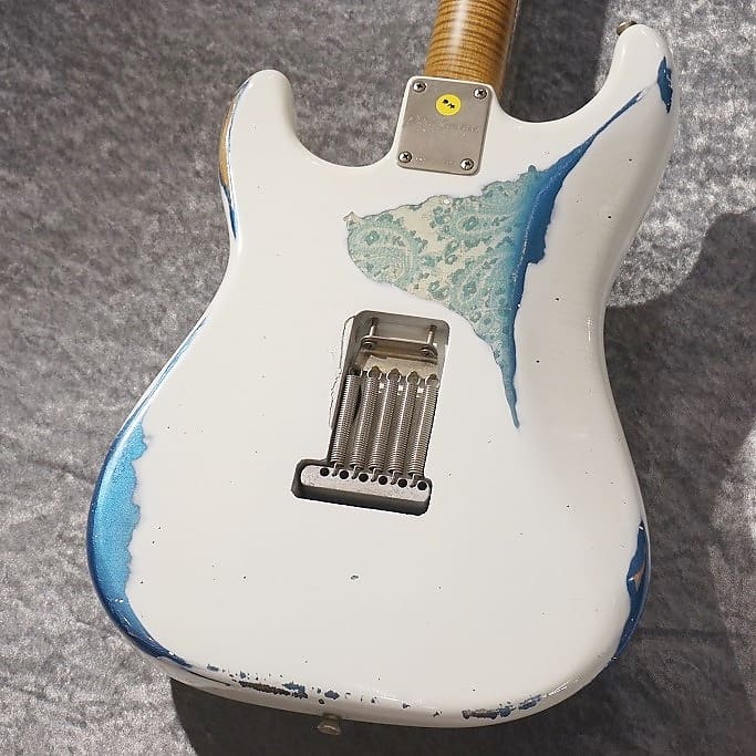 Xotic XSC-2 / Olympic White over Blue Paisley / Xotic XSC-2 / Olympic White over Blue Paisley /