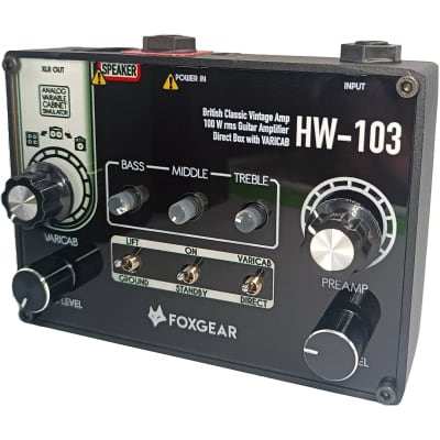 FOXGEAR - MINI AMP DI HW 103 - Mini ampli guitare 100W DI type Hiwatt image 3