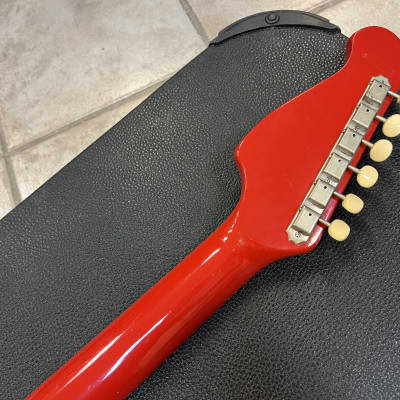 1965 Airline JB Hutto Res-O-Glass Red Res-O-Glass with tremolo image 14