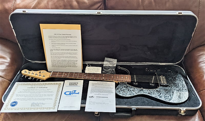 1995 G&L ASAT Special Limited Edition USA Black Silver Swirl 1995 G&L ASAT Special Limited Edition USA Black Silver Swirl