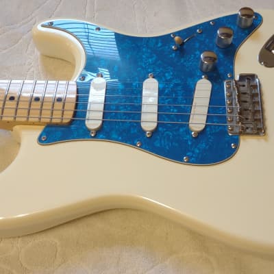 Squier by Fender Stratocaster Electric Guitar w/Fender Lace Sensors & EMG SPC - Made In Japan - 1980s image 6
