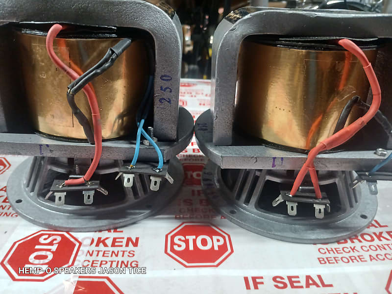 FIELD COIL SPEAKERS 5&quot; 5.5&quot; 20 POUND PAIR JBL COMPONENTS  			