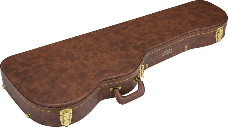 Fender Poodle Vintage Style Case for Strat or Tele - Brown image 1