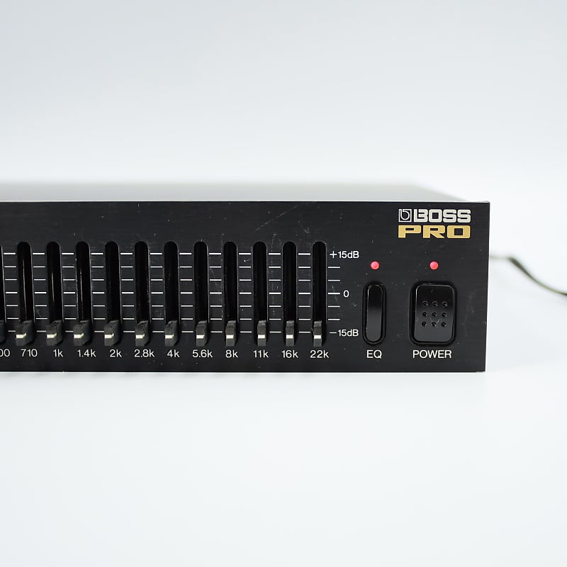【再値下げ】BOSS GE‐21 GRAPHIC EQUALIZER Boss PRO GE-21 Graphic Equalizer Made in Japan Half Rack