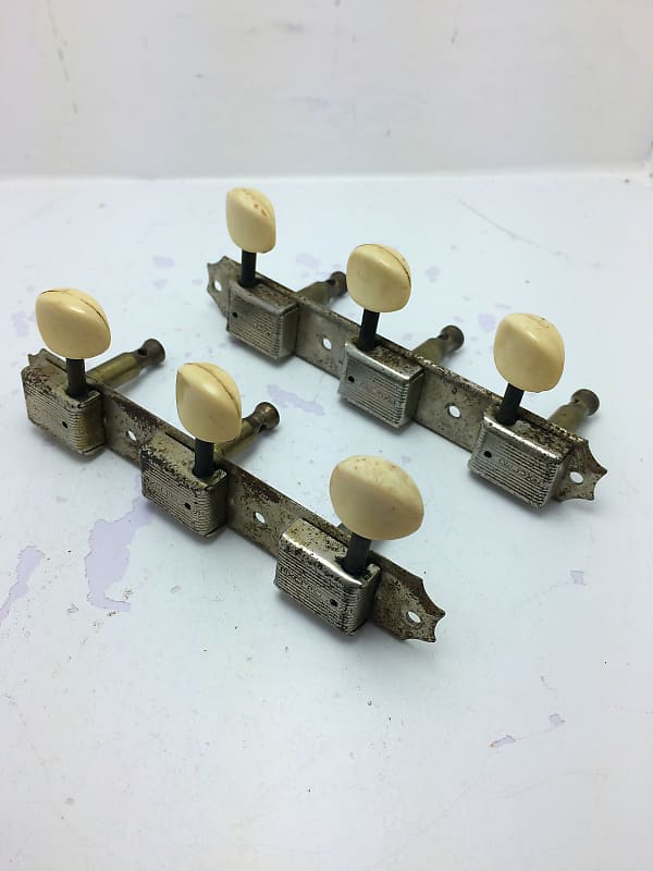 Kluson Deluxe Strip Tuning Pegs Tuners Vintage Gibson Les Paul Jr