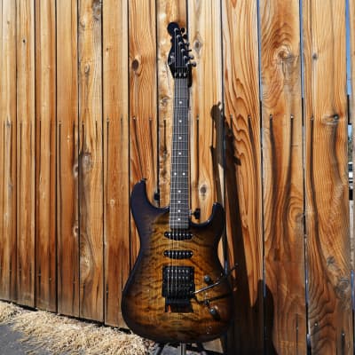 G&L USA CUSTOM SHOP Legacy HSS RMC Camo Burst 6-String | Reverb