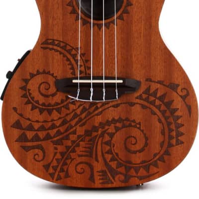 印象のデザイン Luna Guitars Mahogany Concert Tattoo / 弦楽器